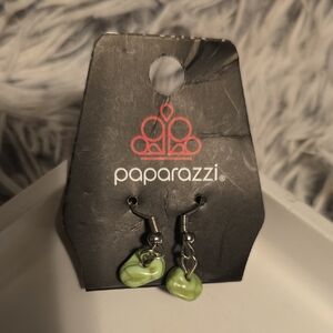 Paparazzi Lime Green Earrings